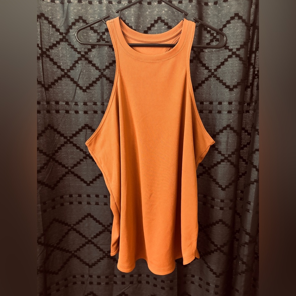 Nike Ribbed Copper Racerback Tank Top - Picture 2 of 4